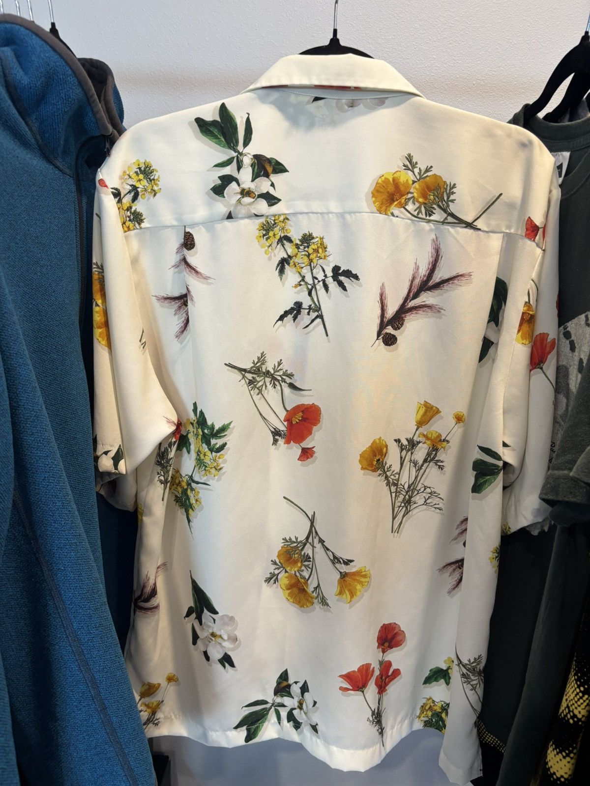 Japanese Brand Nowartt Japanese Brand Flower Motif Button Up 💐 Size US M / EU 48-50 / 2 - 12 Thumbnail