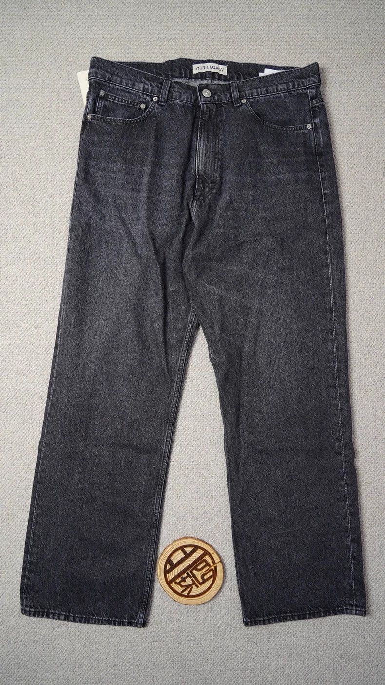Our Legacy Superbleach Black Denim 28 Our Legacy Superbleach Black