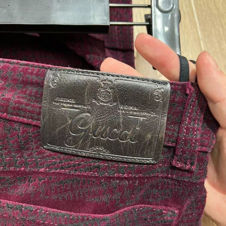 Gucci Gucci Burgundy corduroy trousers 2502-Nextarrow Size US 38 / EU 54 - 5 Thumbnail