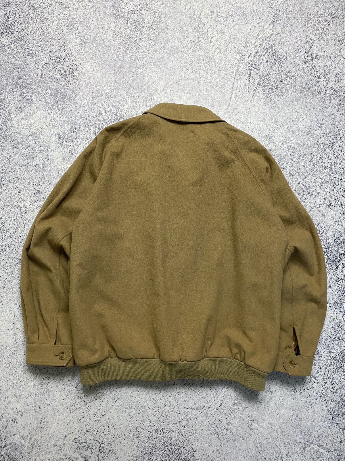 Burberry × Vintage Vintage Burberrys Prorsum Alpaca Wool Bomber Jacket Rare Size US L / EU 52-54 / 3 - 10 Thumbnail