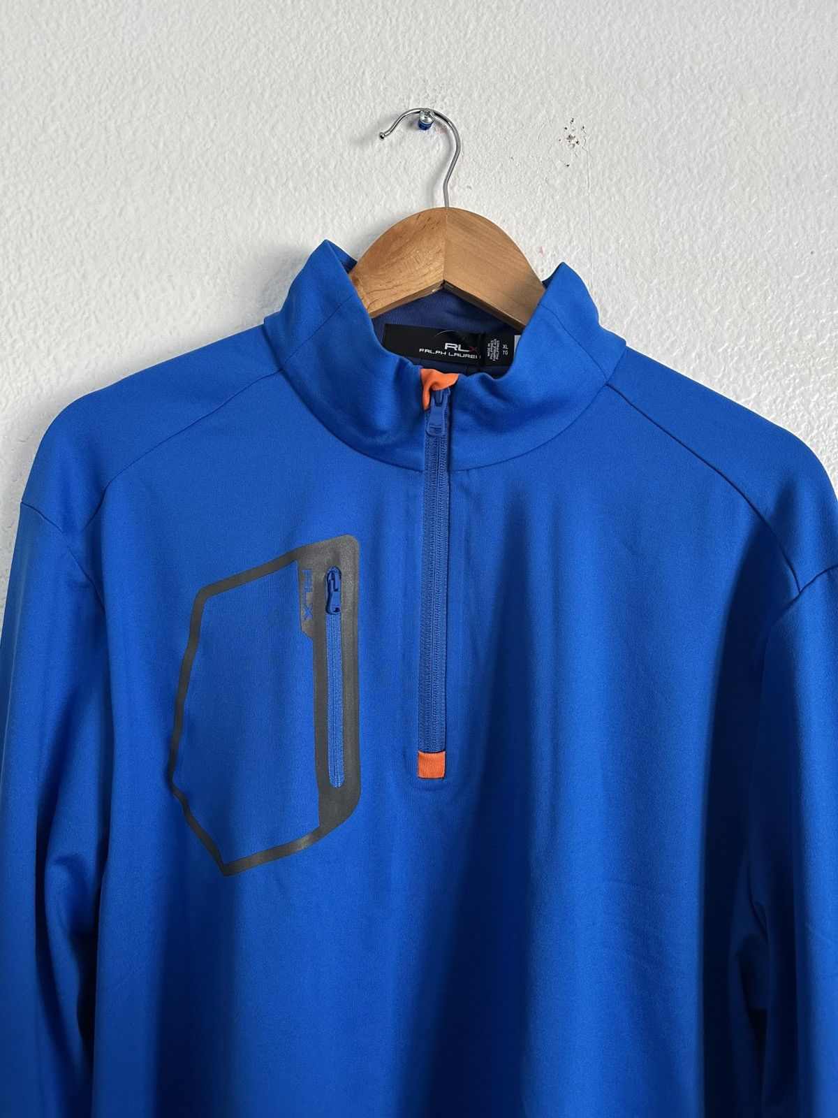 Polo Ralph Lauren Polo Ralph Lauren Golf RLX Wicking Cool Long Sleeve Zip Top Size US XL / EU 56 / 4 - 2 Thumbnail