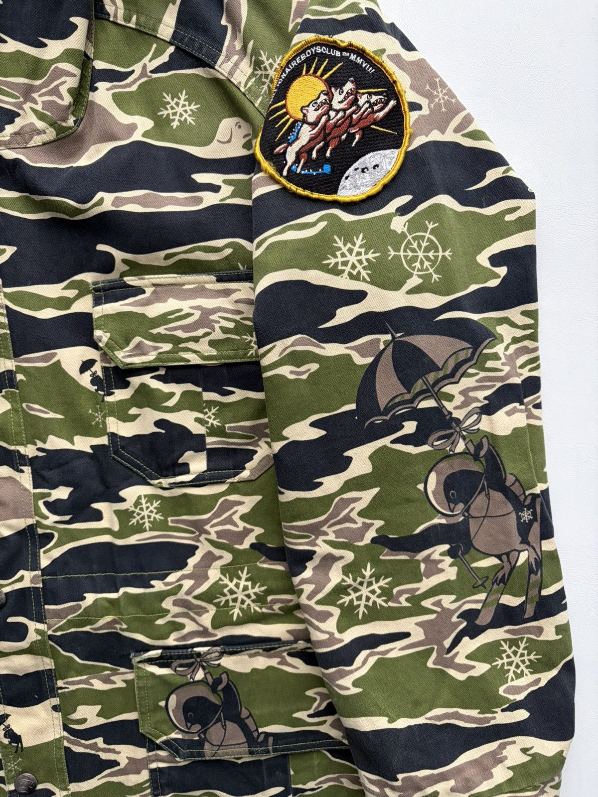 Billionaire Boys Club Season 7 Penguin Camo Hooded Mountaineer Guide Jacket Size US M / EU 48-50 / 2 - 3 Thumbnail