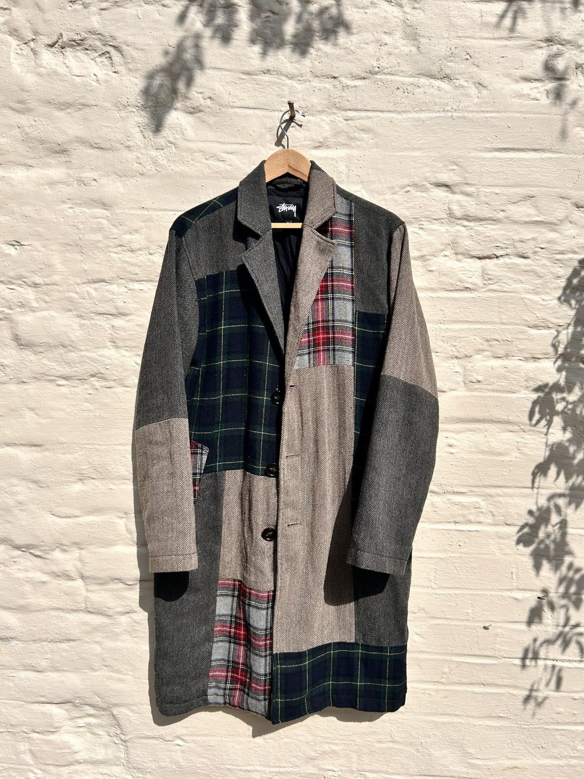 Stussy Stussy patchwork trenchcoat jacket Size US M / EU 48-50 / 2 - 2 Thumbnail