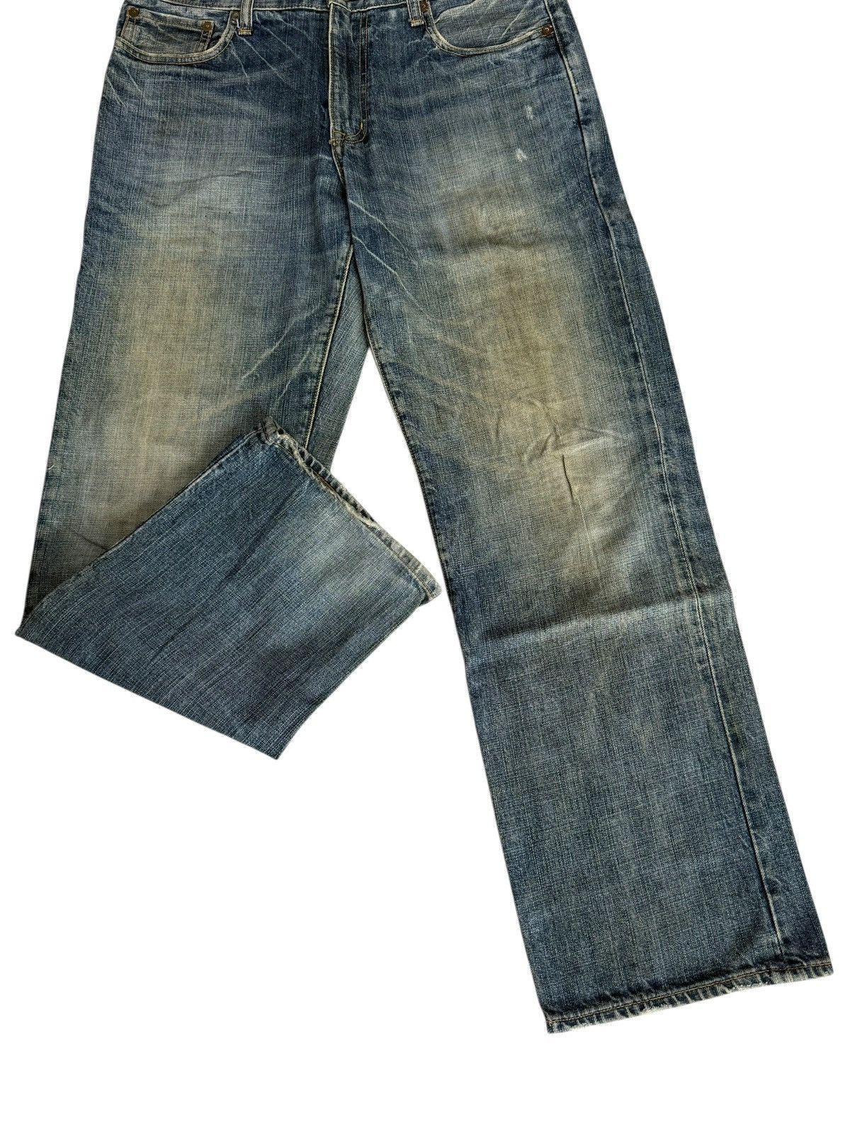 Gap Vintage Y2K Gap Baggy Distressed Nice Design Denim Jeans Size US 33 - 8 Thumbnail
