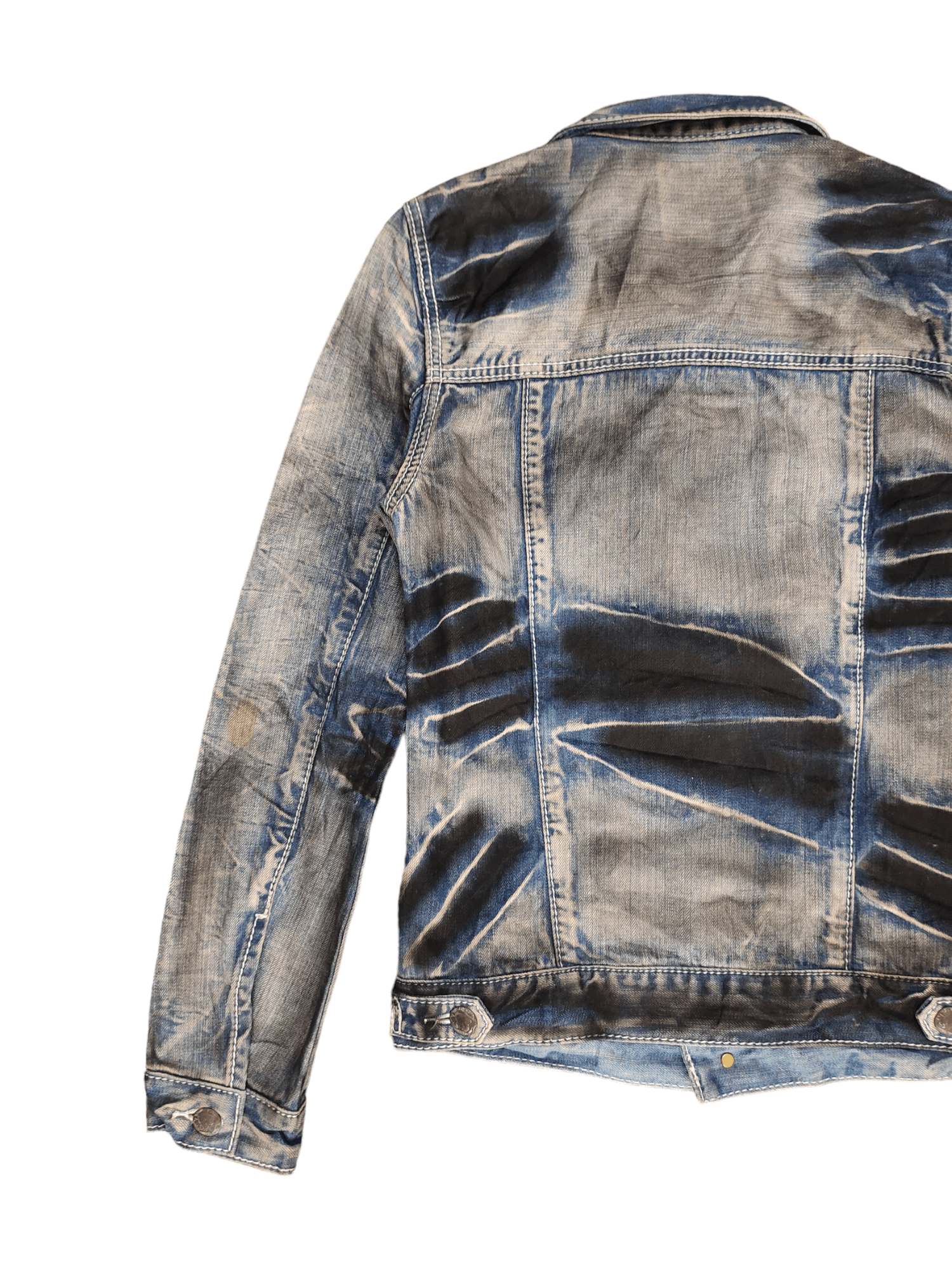BUFFALO BOBS Buffalo Bobs Clawmark Waxed Denim Jacket Size US S / EU 44-46 / 1 - 14 Thumbnail