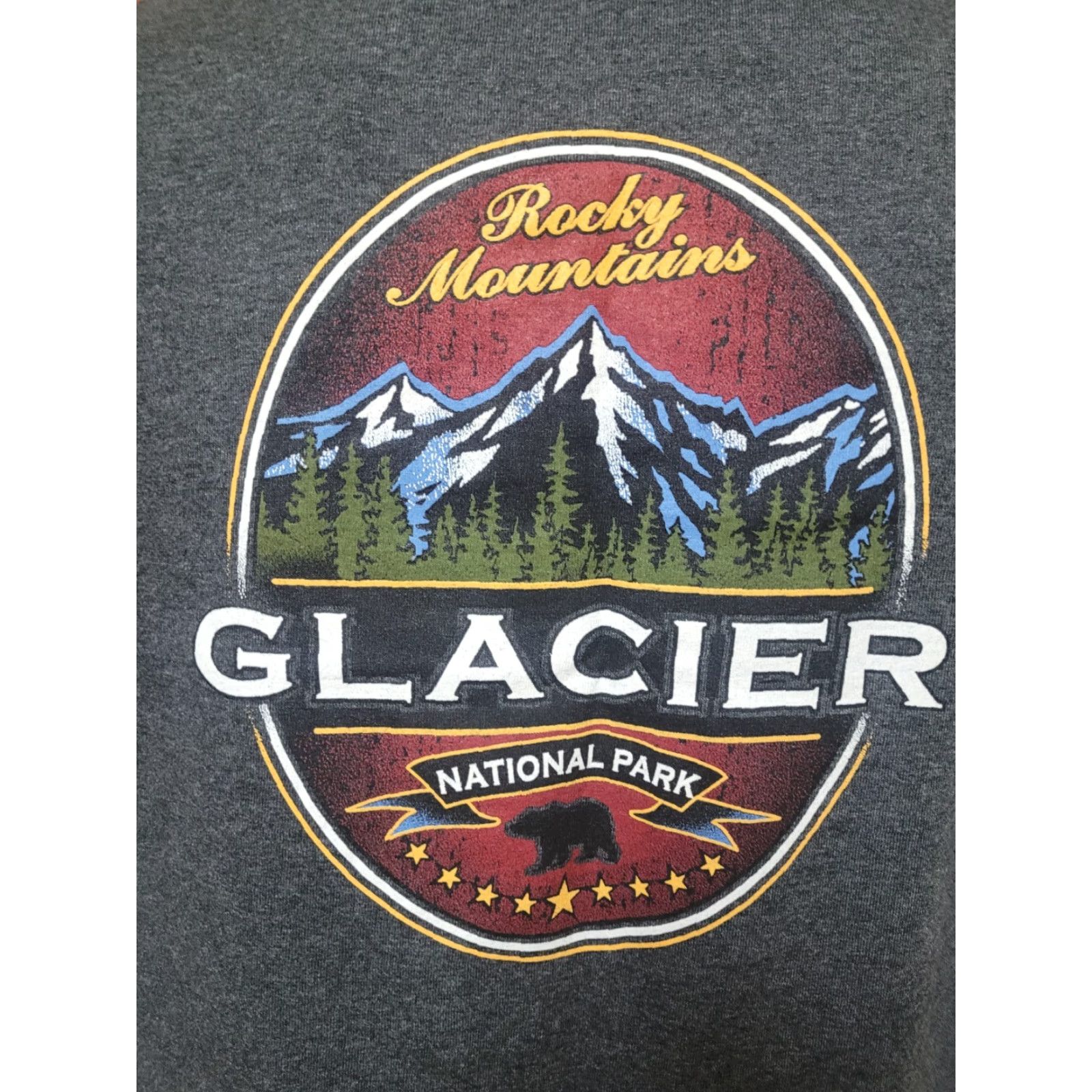Vintage VINTAGE Glacier Bay National Park T Shirt Gray L Men Crew Neck Short Sleeve Alstyle 50.50 Nature Rock Mountains 90s Size US L / EU 52-54 / 3 - 4 Thumbnail