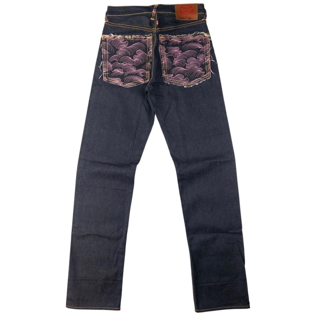 Designer Vintage RMC Red Monkey Company Wave Denim Jeans Size W30 Size US 30 / EU 46 - 2 Thumbnail