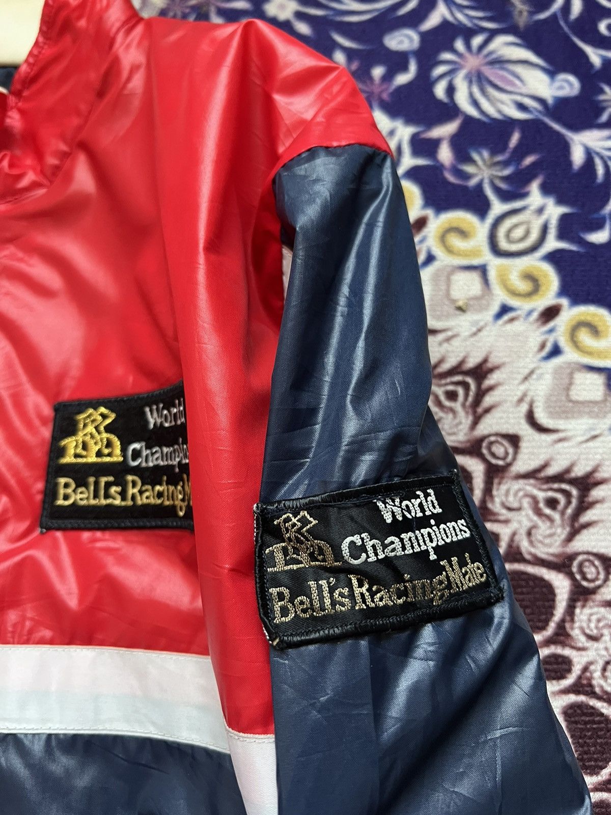 Vintage 80s World Champions Bell's Racing Mate Jacket Very Rare Size US M / EU 48-50 / 2 - 4 Thumbnail