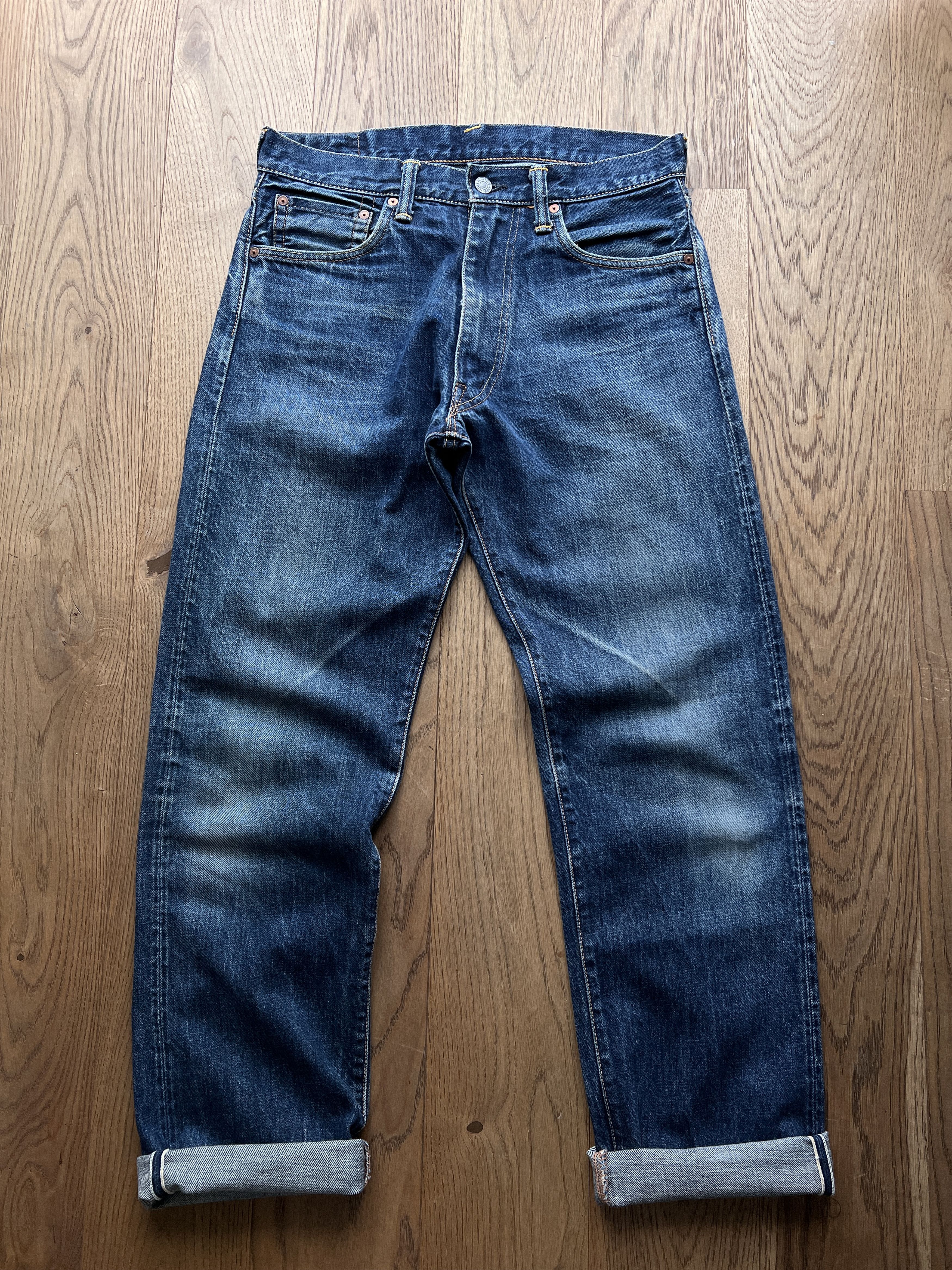 Evisu Rare Evisu selvage vintage lot 2001 faded denim archive y2k Size US 30 / EU 46 - 5 Thumbnail
