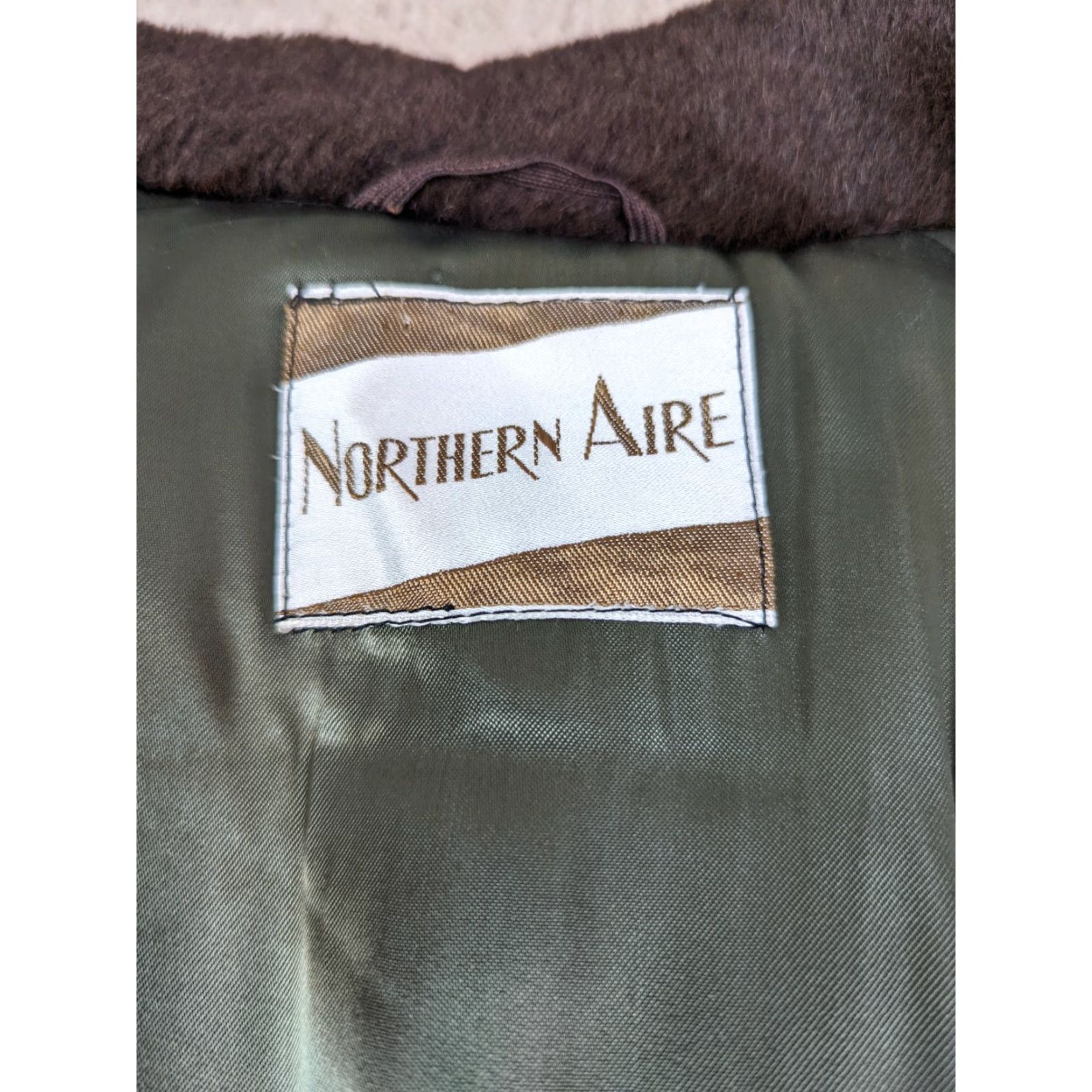 Vintage VINTAGE Northern Aire Overcoat Coat Wool Tweed Lined Glenoit 42 M Brown Mens Coat Size US XS / EU 42 / 0 - 3 Thumbnail