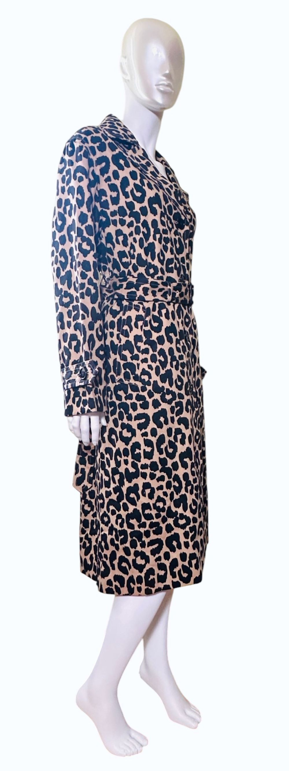 Coach Leopard print trench coat Size M / US 6-8 / IT 42-44 - 6 Thumbnail