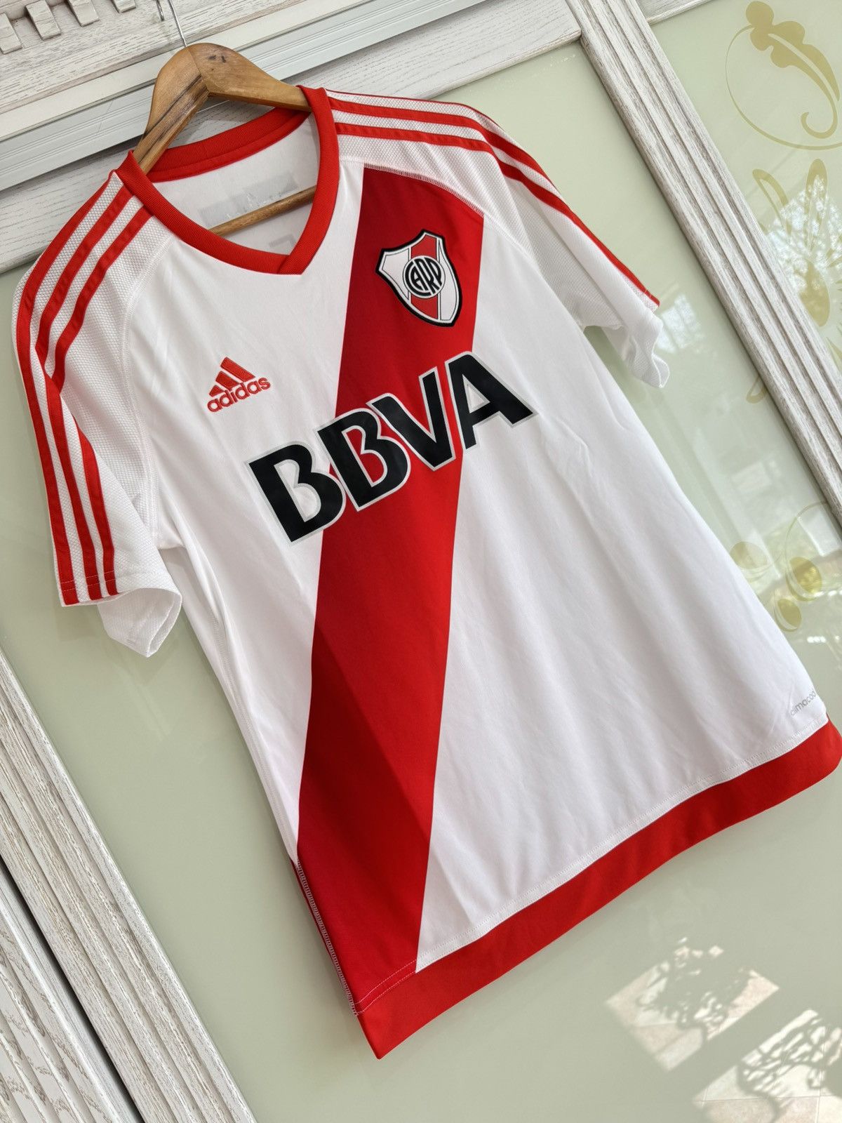 Adidas River Plate 2016-2017 Home Soccer Jersey Football Kit Shirt Size US M / EU 48-50 / 2 - 5 Thumbnail