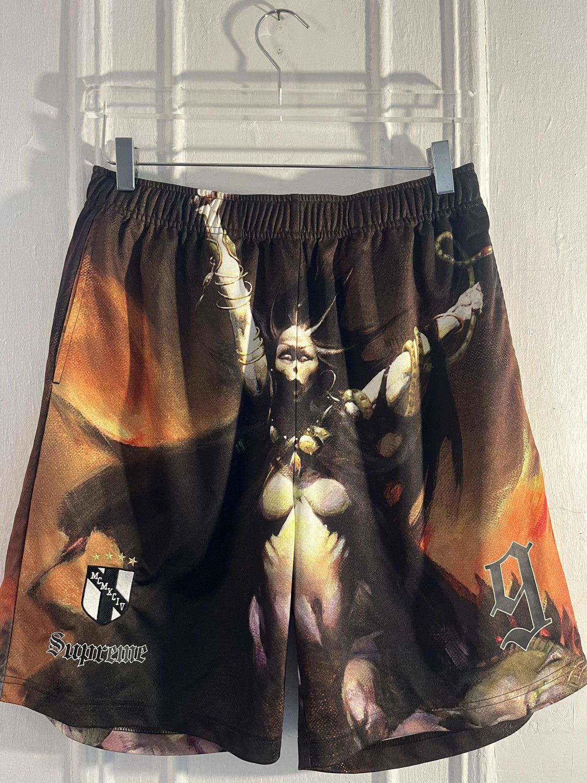 SUPREME Frazetta Soccer Shorts サイズS Supreme Frank Frazetta Soccer Short (FW24) - $118