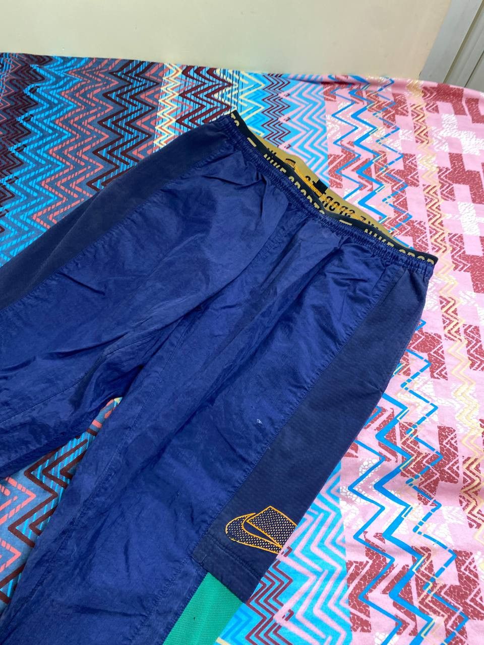 Nike × Vintage Y2K Nike Baggy Nylon Track Drill Pants Size US 34 / EU 50 - 18 Thumbnail