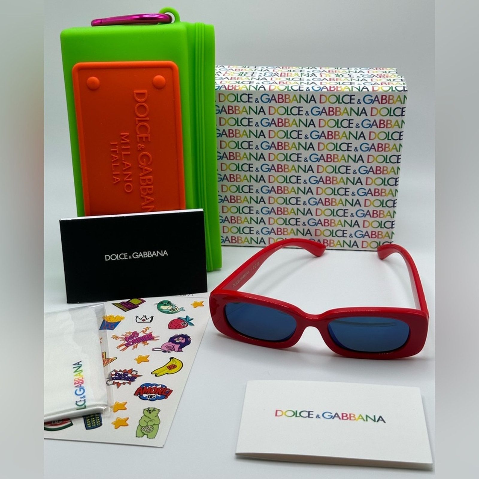 Dolce & Gabbana DOLCE&GABBANA KIDS Sunglasses DX6006U 308825 Red Grey Blue Size ONE SIZE - 9 Thumbnail