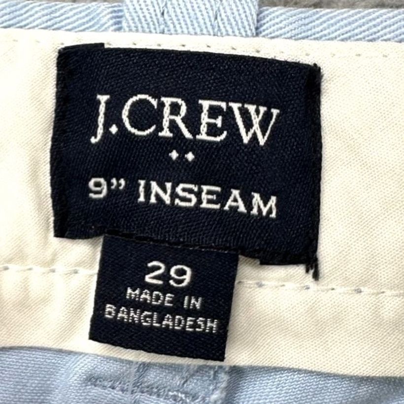 J.Crew J.Crew Chino Shorts Mens 29 Light Blue 9 Inseam Casual Classic Slim? Size US 29 - 5 Thumbnail