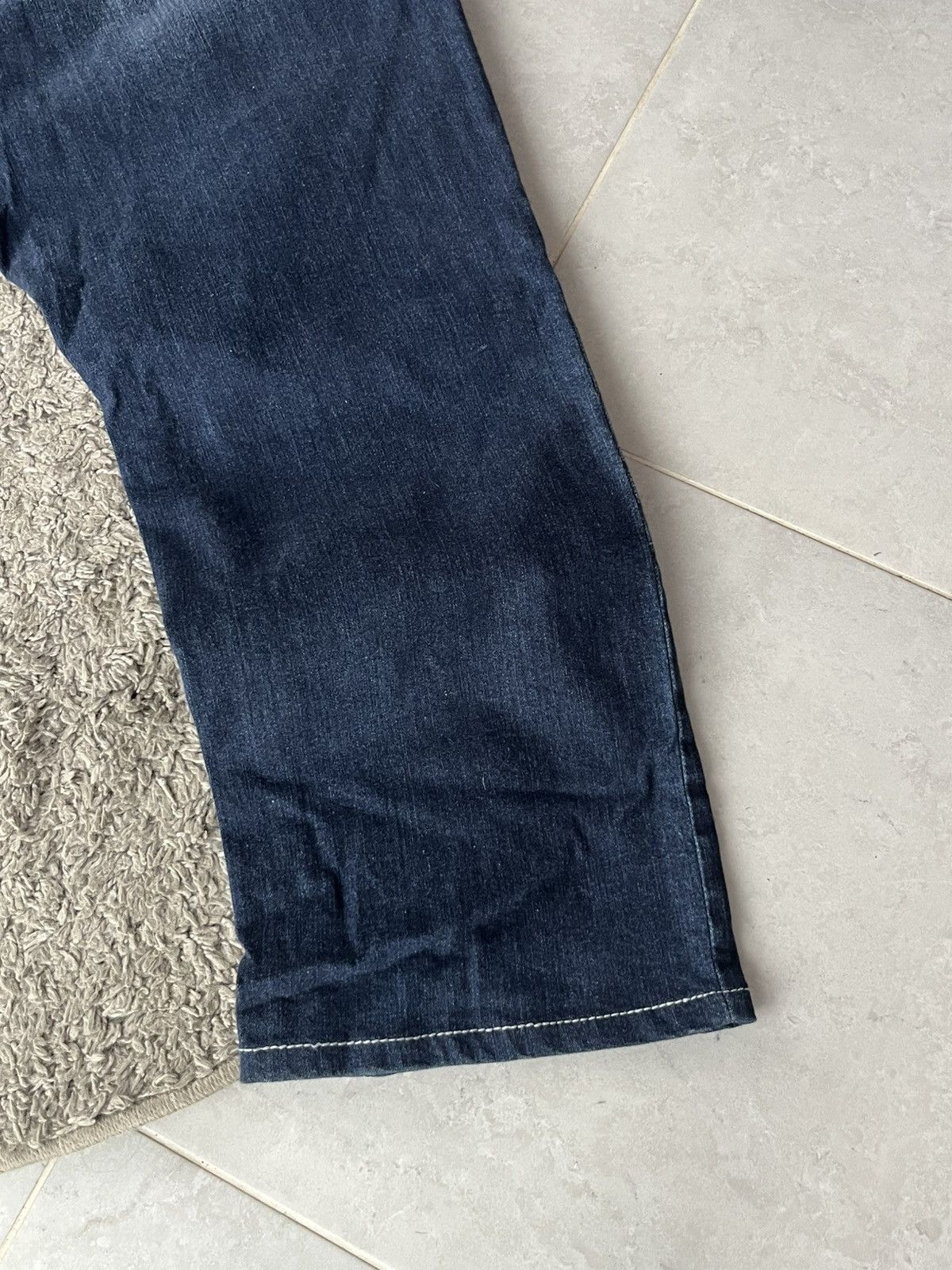 True Religion True Religion Dark Wash Straight Leg Jeans Red Stitching Size US 44 / EU 60 - 5 Thumbnail