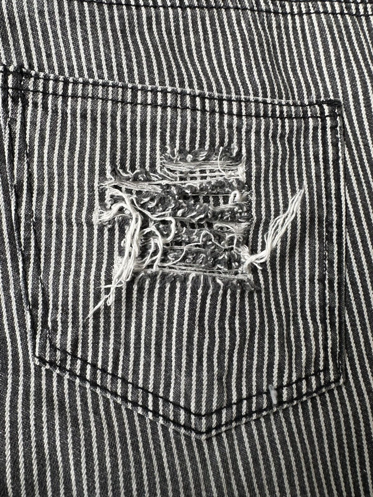 Japanese Brand [32/40] 00s Back & Forth boro wabash stripe jeans Size US 32 / EU 48 - 21 Thumbnail