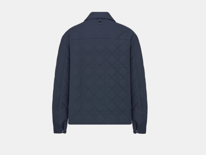 Dior o1w1db10525 493C42 Cannage Jacket in Blue Size US S / EU 44-46 / 1 - 2 Thumbnail