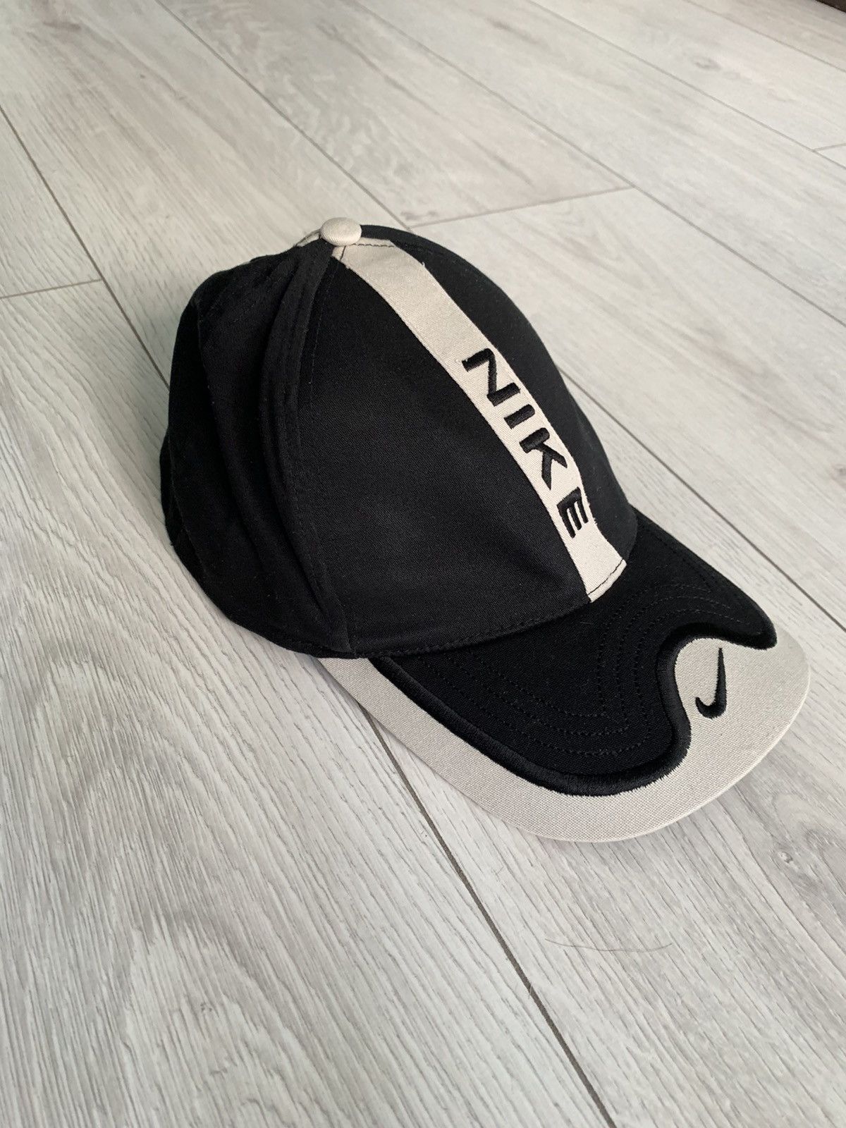 Nike × Vintage Nike Vintage y2k black hat Size ONE SIZE - 2 Thumbnail