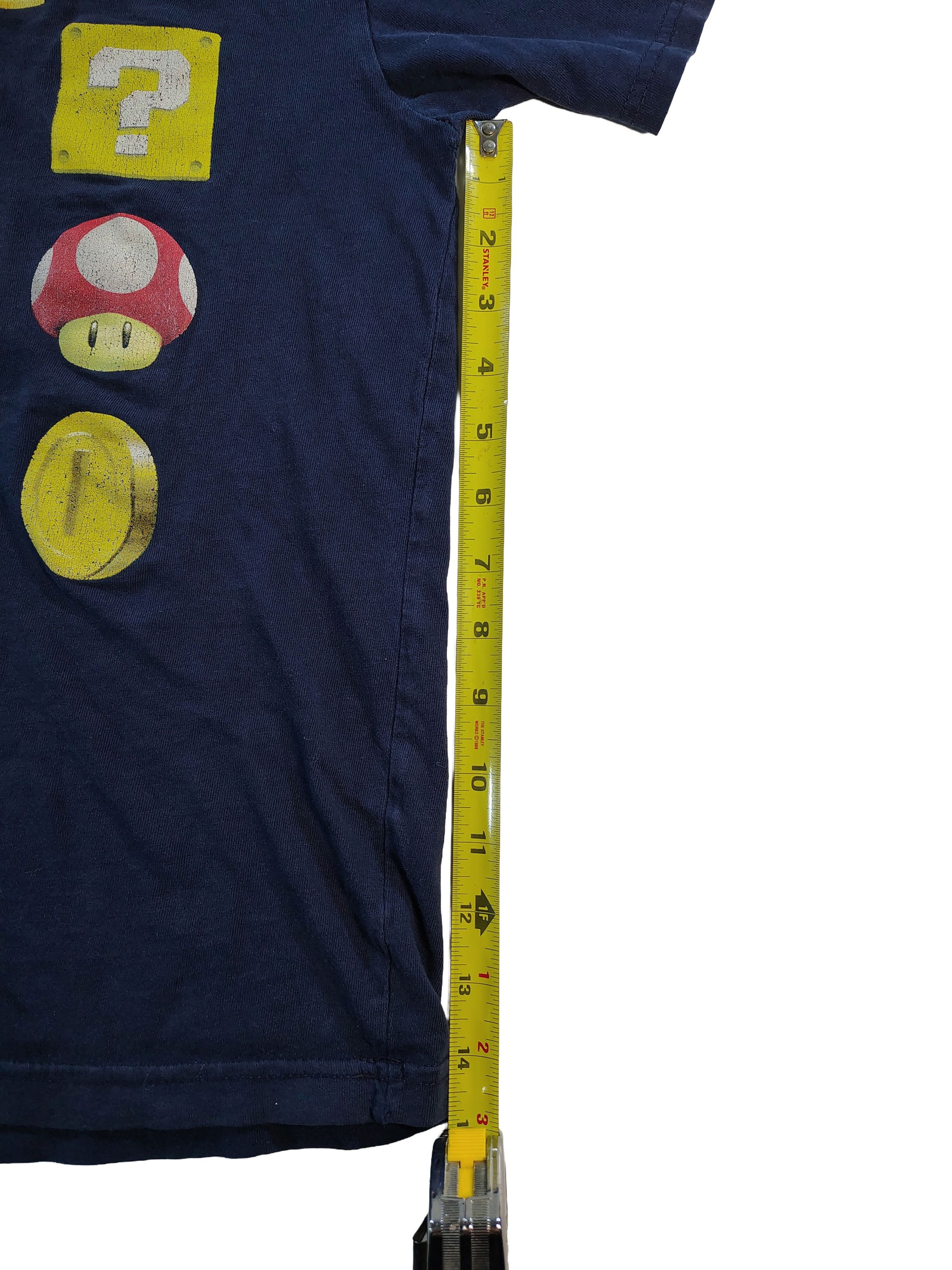 Nintendo Men's Rare Vintage Blue Nintendo Super Mario Bros T-Shirt Size US S / EU 44-46 / 1 - 6 Thumbnail