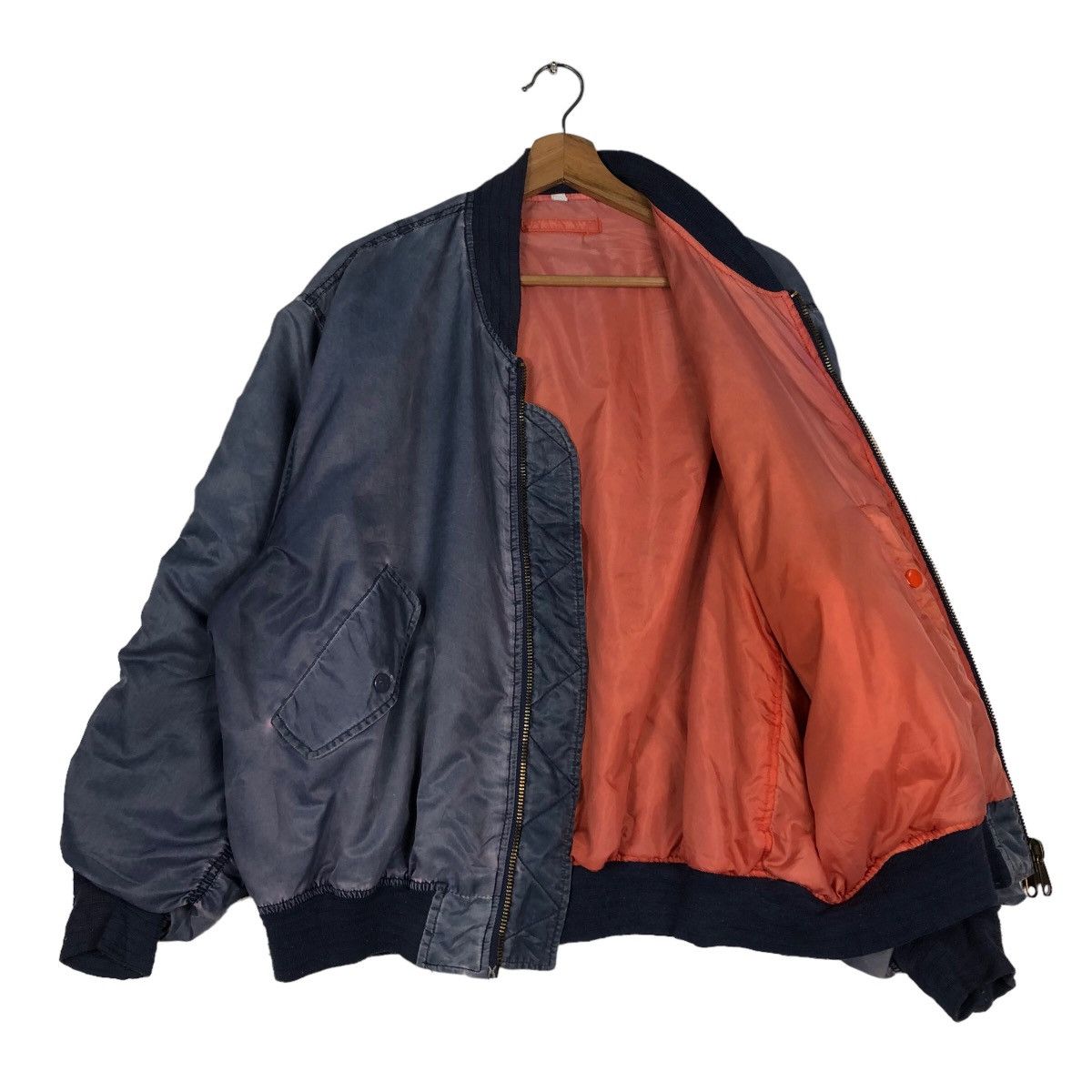 Japanese Brand 🔥Vintage Reversible Bomber Jacket Riot Riot Military Japan Size US L / EU 52-54 / 3 - 11 Thumbnail