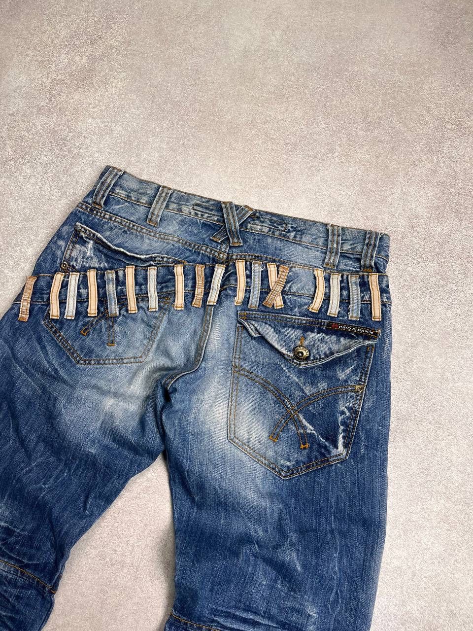 Japanese Brand Vintage Avantgarde Belt Baggy Denim Y2K 33x32 Size US 32 / EU 48 - 3 Thumbnail