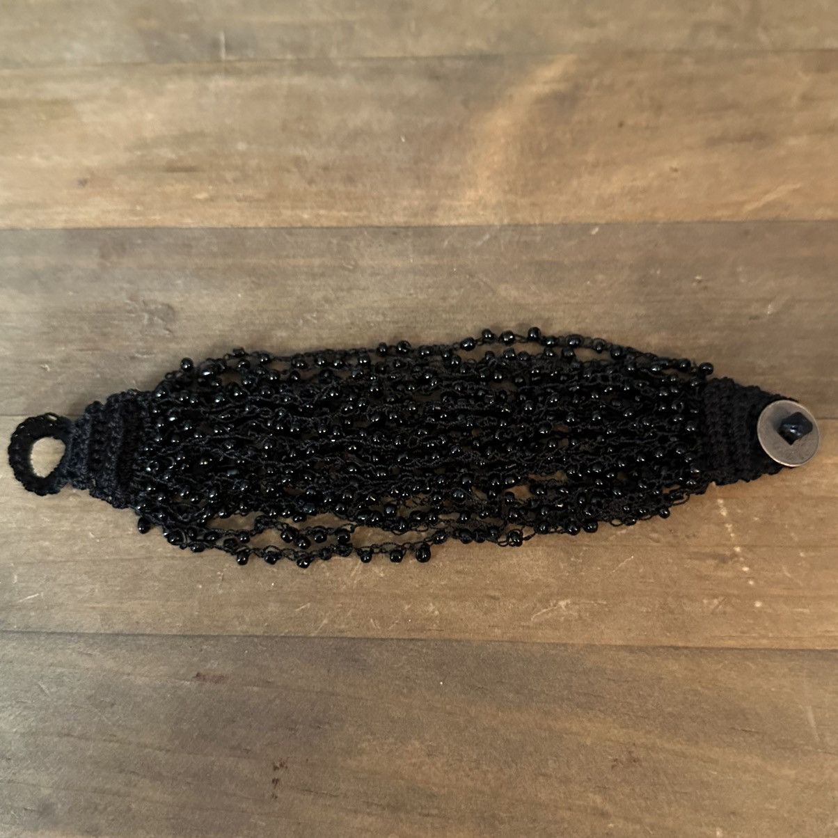 Other Black macrame seed bead bracelet Size ONE SIZE - 4 Thumbnail