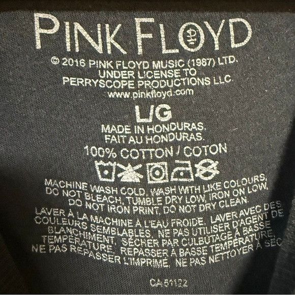 Pink Floyd Pink Floyd “Dark Side of the Moon” Band Tee Size L Size US L / EU 52-54 / 3 - 4 Thumbnail