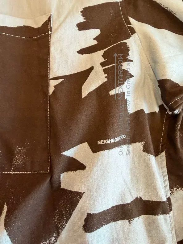 Neighborhood Neighborhood Abstract Patterned Short Sleeve Shirt Size US L / EU 52-54 / 3 - 8 Thumbnail