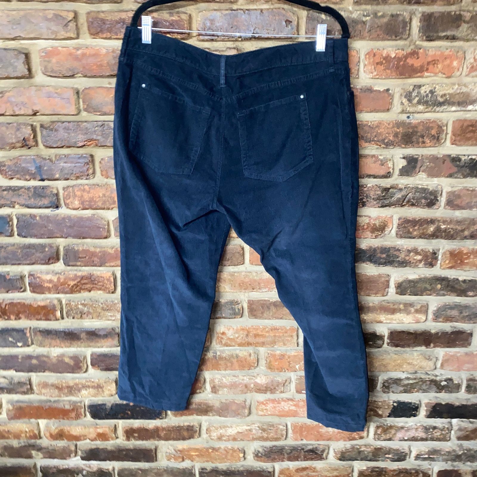 Eddie Bauer Eddie Bauer Navy Blue Corduroy Slim Modern Fit Pants 14P Size 36" / US 14 / IT 50 - 4 Thumbnail