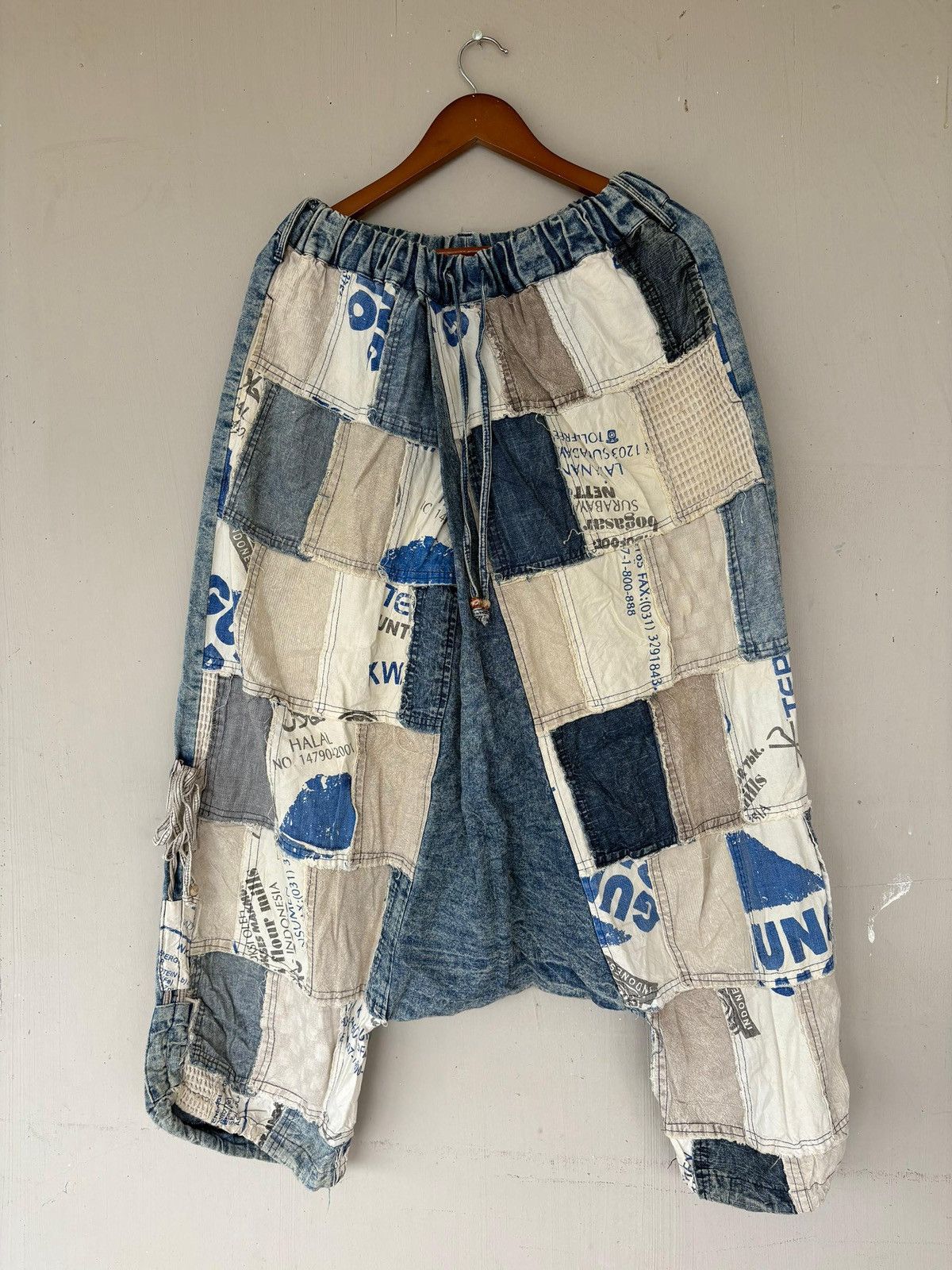 Japanese Brand × Vintage Rare El Redoe Haram pant Patch Work Design Kapital Inspired Size US 31 - 1 Thumbnail
