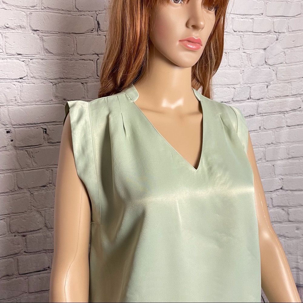 Scotch & Soda NWT New SCOTCH & SODA Silky Pleated Top Mint Size M Size M / US 6-8 / IT 42-44 - 4 Thumbnail