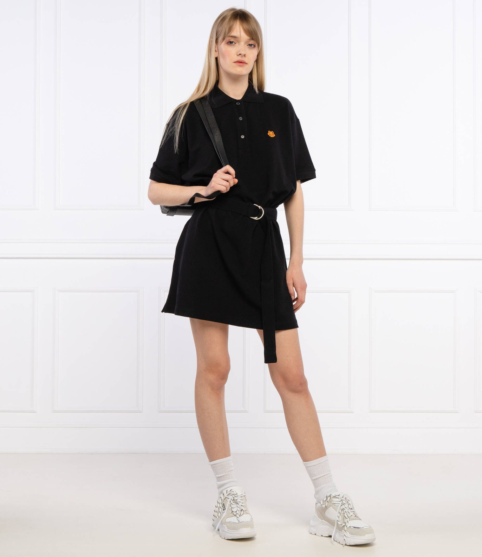 Kenzo o1y1025 Mini Dress in Black Size L / US 10 / IT 46 - 5 Thumbnail