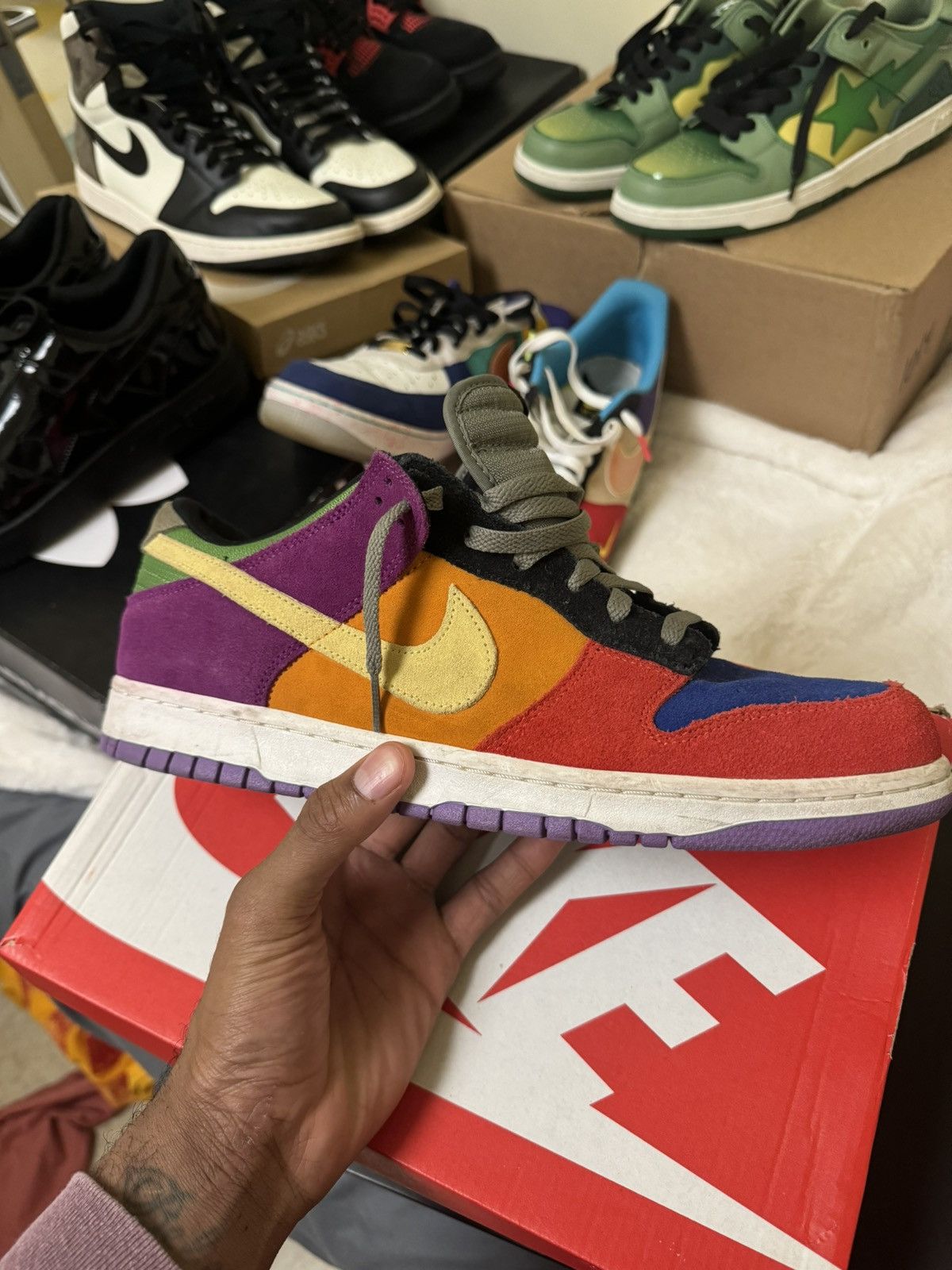 Nike Nike Dunk Low SP Retro 'Viotech' 2019 CT5050-500 Size US 13 / EU 46 - 6 Thumbnail