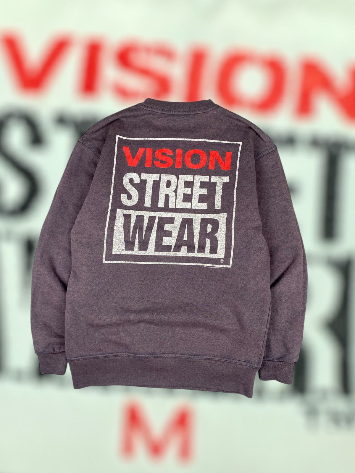 Vision Streetwear Vintage 1982 Vision Street Wear Big Logo Hoodie Size US M / EU 48-50 / 2 - 1 Thumbnail