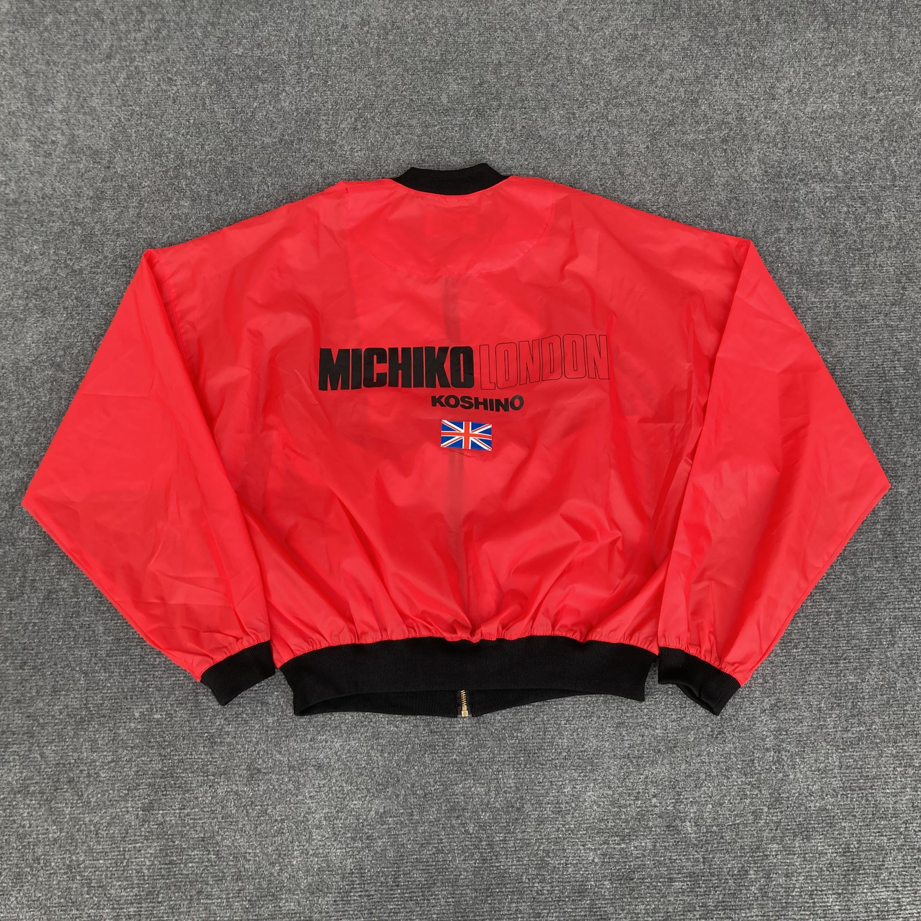 Designer × Michiko Koshino × Michiko Koshino London Michiko Koshino London Zipper Windbreaker 90s Jacket Size US M / EU 48-50 / 2 - 8 Thumbnail