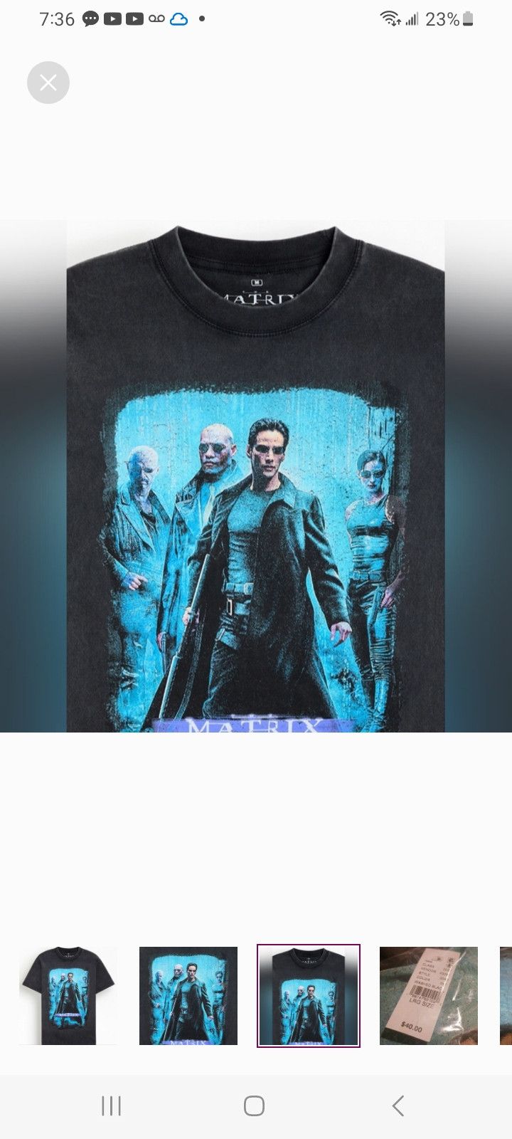 Ripple Junction The Matrix T-Shirt Size US M / EU 48-50 / 2 - 4 Thumbnail