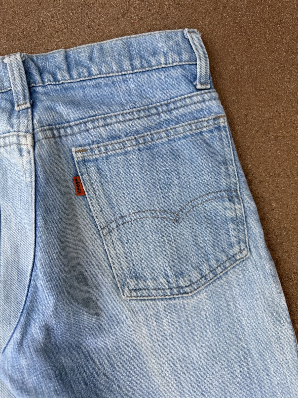 Levi's Vtg 80’s Levi’s 784 Orange Tab Bellbottom Flare Jeans 29x30 Size 29" - 8 Thumbnail