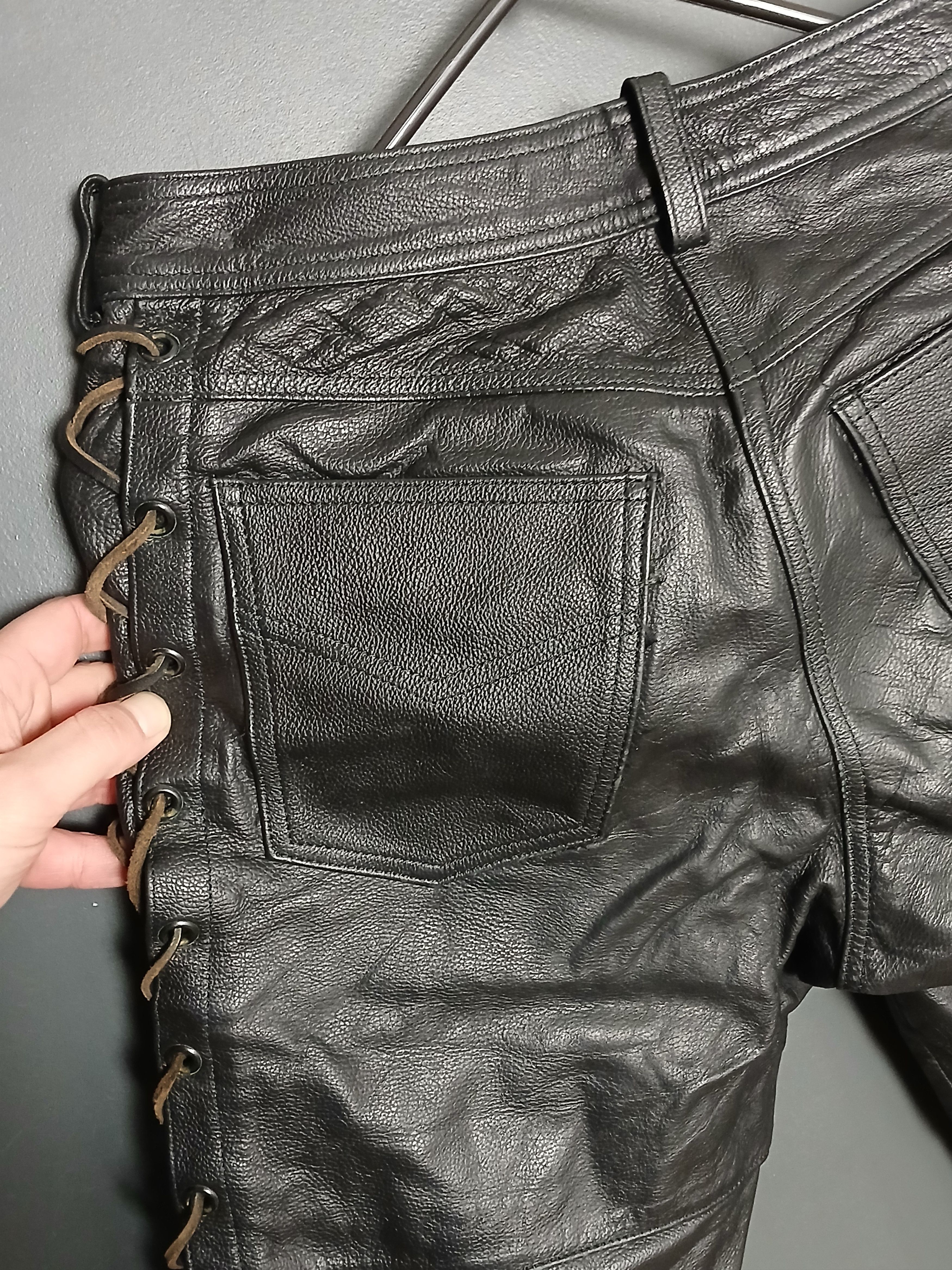 Leather Vintage Takai Leather Pants Size US 38 / EU 54 - 5 Thumbnail