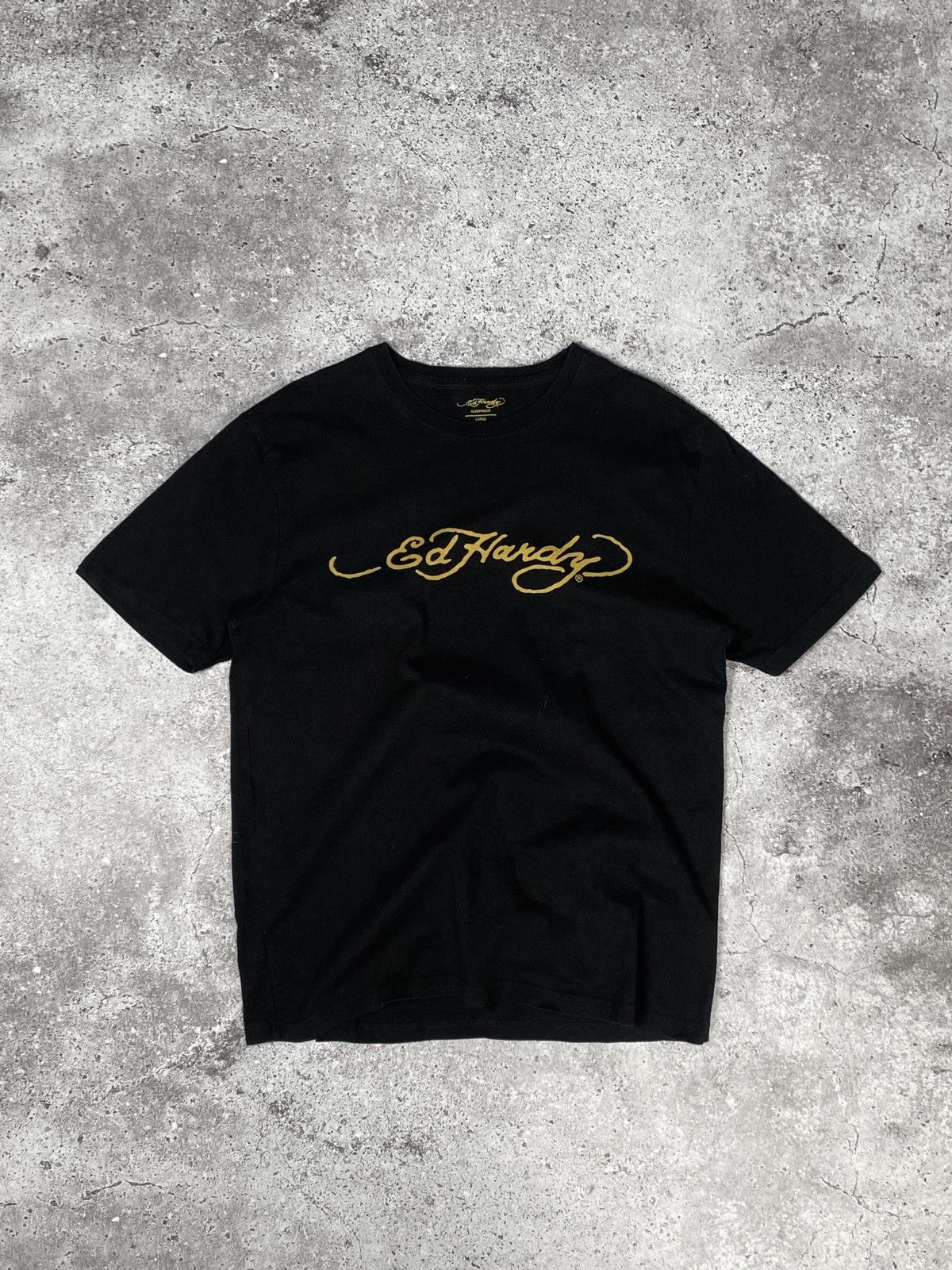 Ed Hardy × Vintage VINTAGE Y2K ED HARDY T-SHIRT TEE AUDIGIER Size US L / EU 52-54 / 3 - 1 Thumbnail