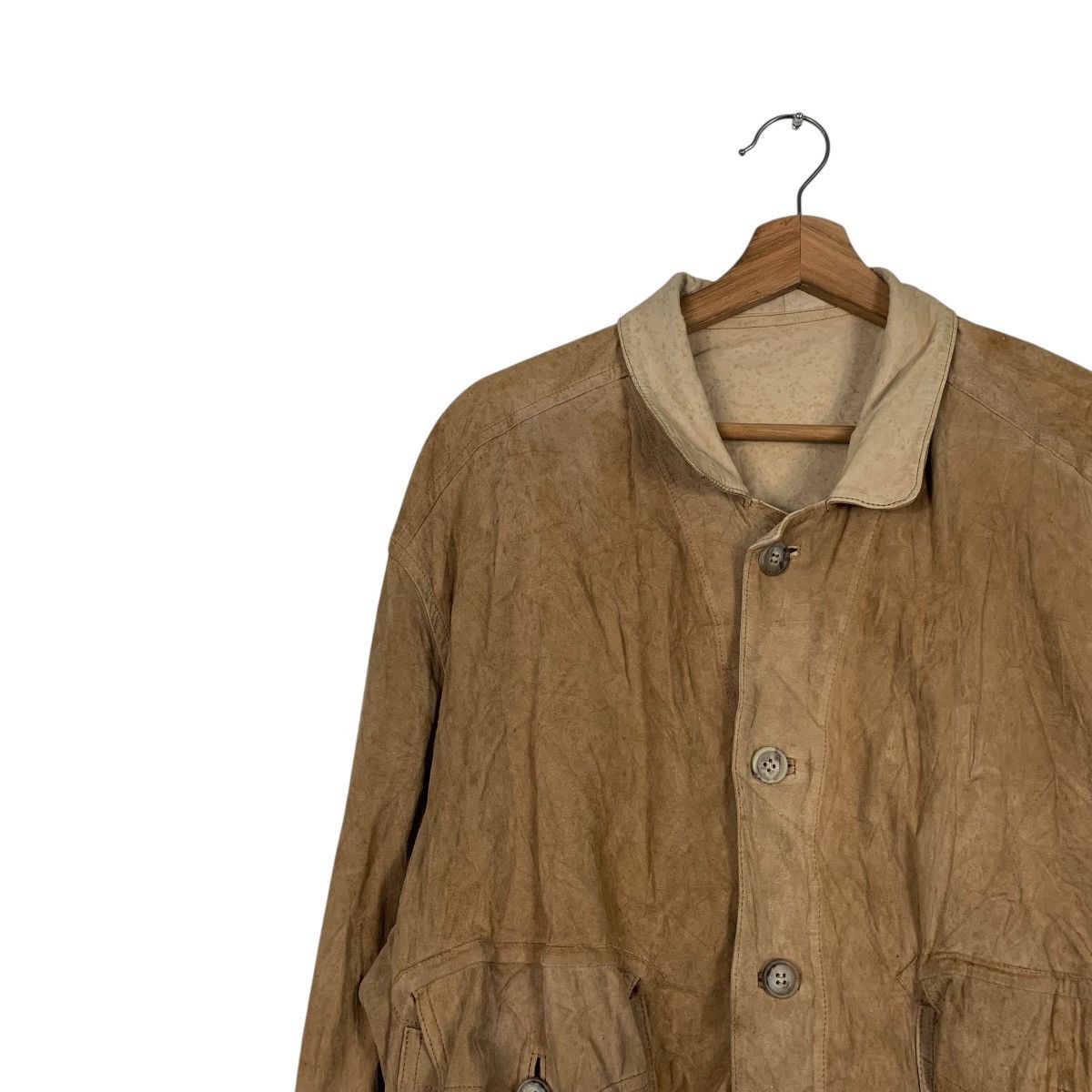 Vintage Vintage Italian Designer Remo Mercalli Suede Leather Jacket Size US M / EU 48-50 / 2 - 6 Thumbnail