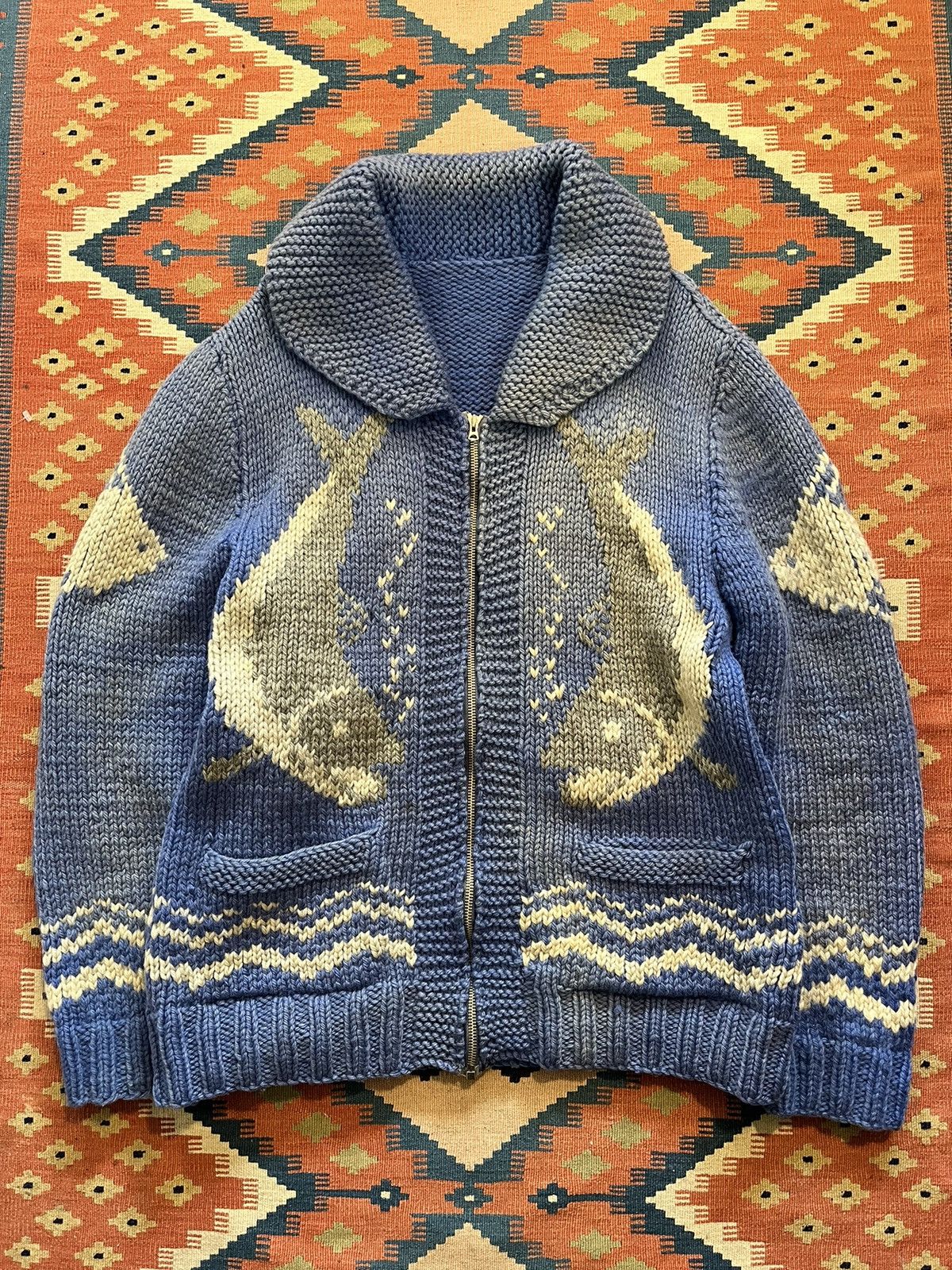 Vintage Vintage 50’s Cowichan sweater TRUE VINTAGE GRAIL Size US L / EU 52-54 / 3 - 1 Thumbnail