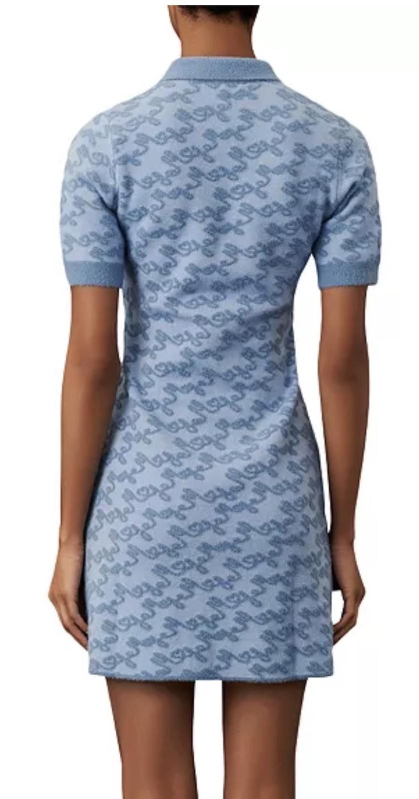 Majestic Maje Roetic Jacquard Knit Mini Dress 34 Size S / US 4 / IT 40 - 2 Thumbnail