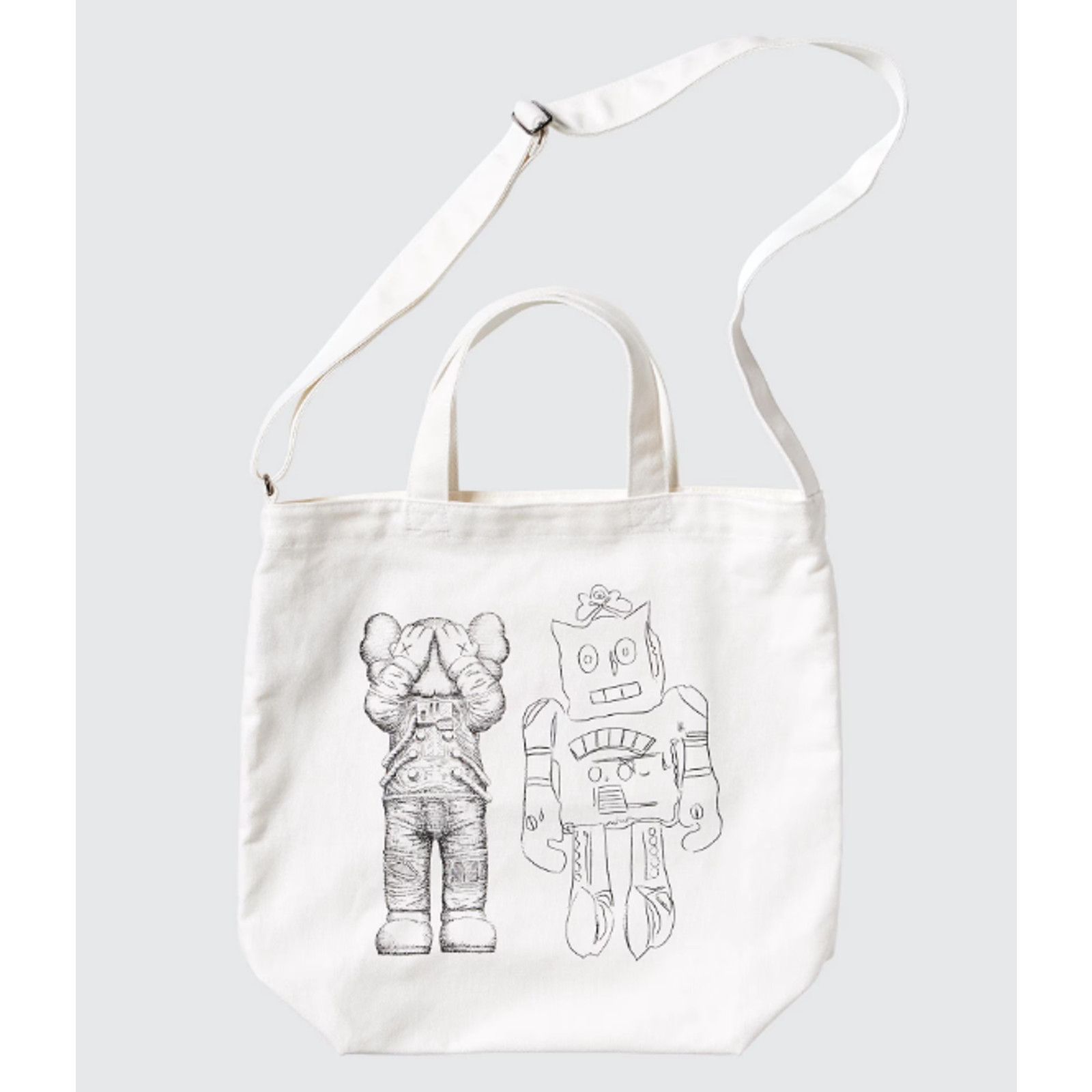Uniqlo KAWS x Uniqlo Warhol Graphic Tote Bag White BRAND NEW Size ONE SIZE - 2 Thumbnail