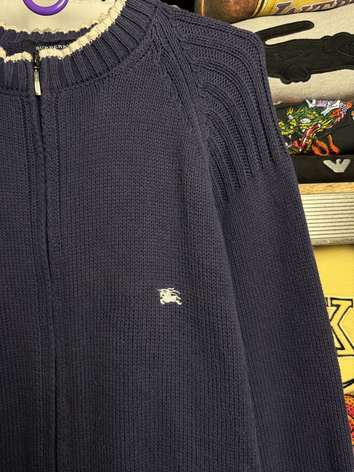 Burberry Vintage Burberry Zipper Sweater Size US XL / EU 56 / 4 - 5 Thumbnail