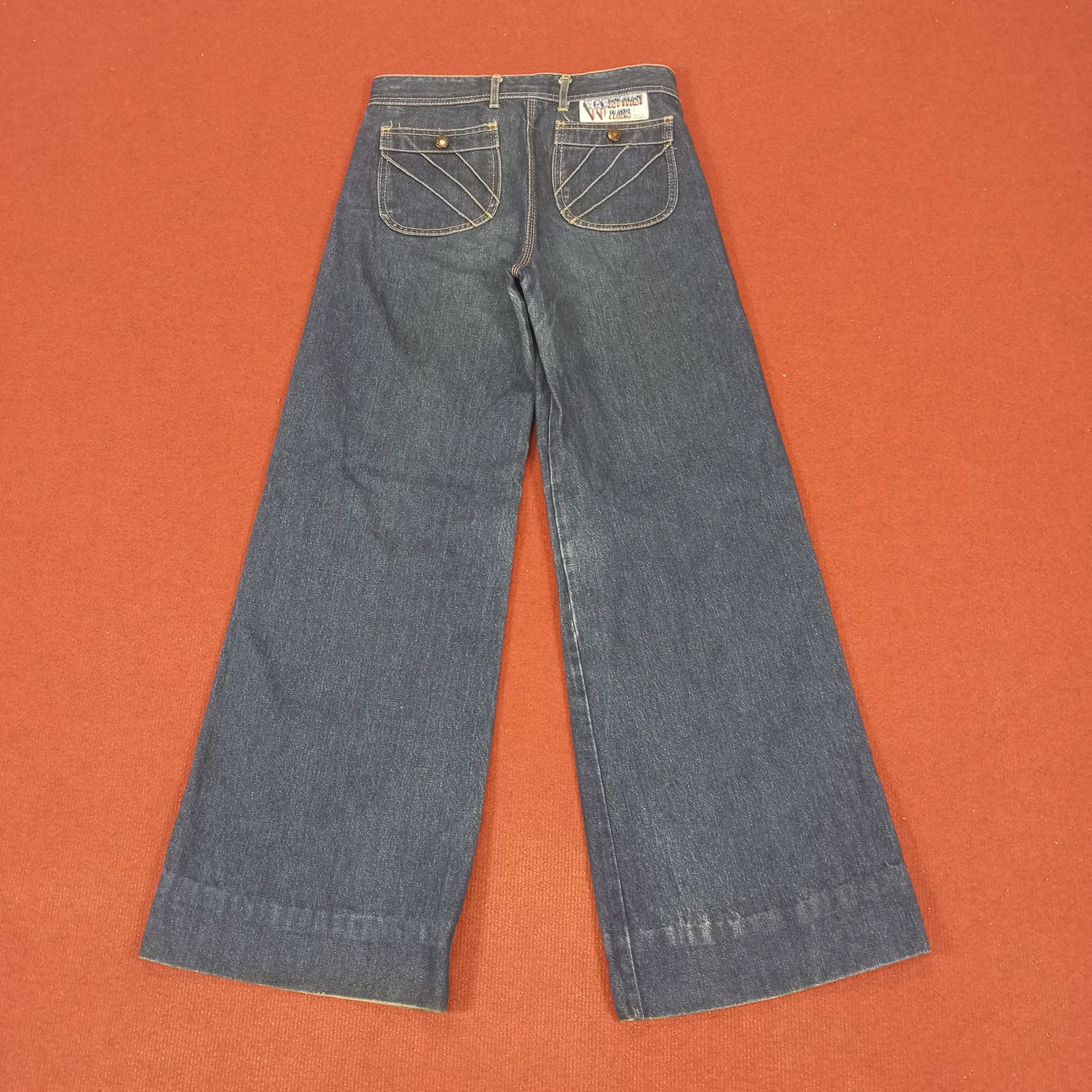 Vintage West Coast Fashion Baggy Style Jeans Size 29" - 4 Thumbnail