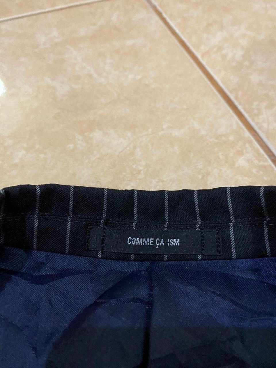 Comme Ca Ism × Japanese Brand Comme Ca Ism Navy Pensil Line Wool Blazer Size US M / EU 48-50 / 2 - 5 Thumbnail