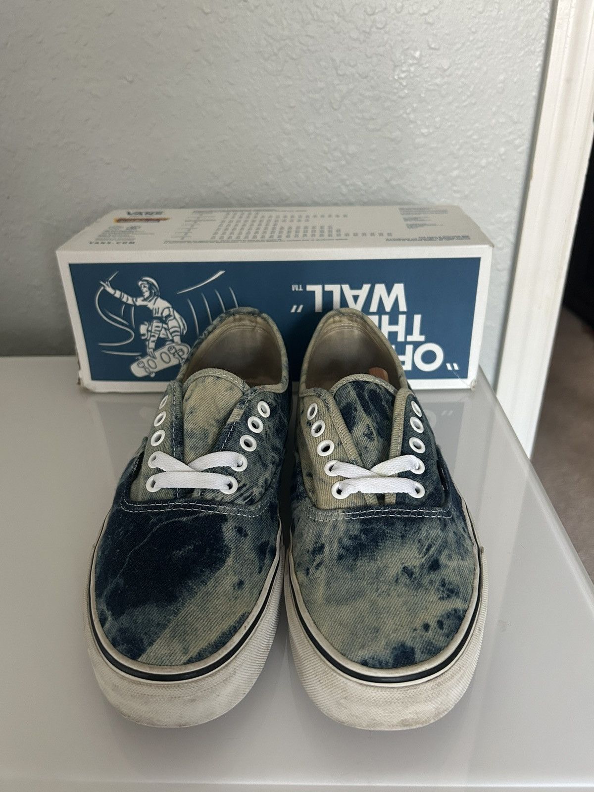 Vans Vans Authentic Bleach Denim Beach Wash Size US 9.5 / EU 42-43 - 2 Thumbnail