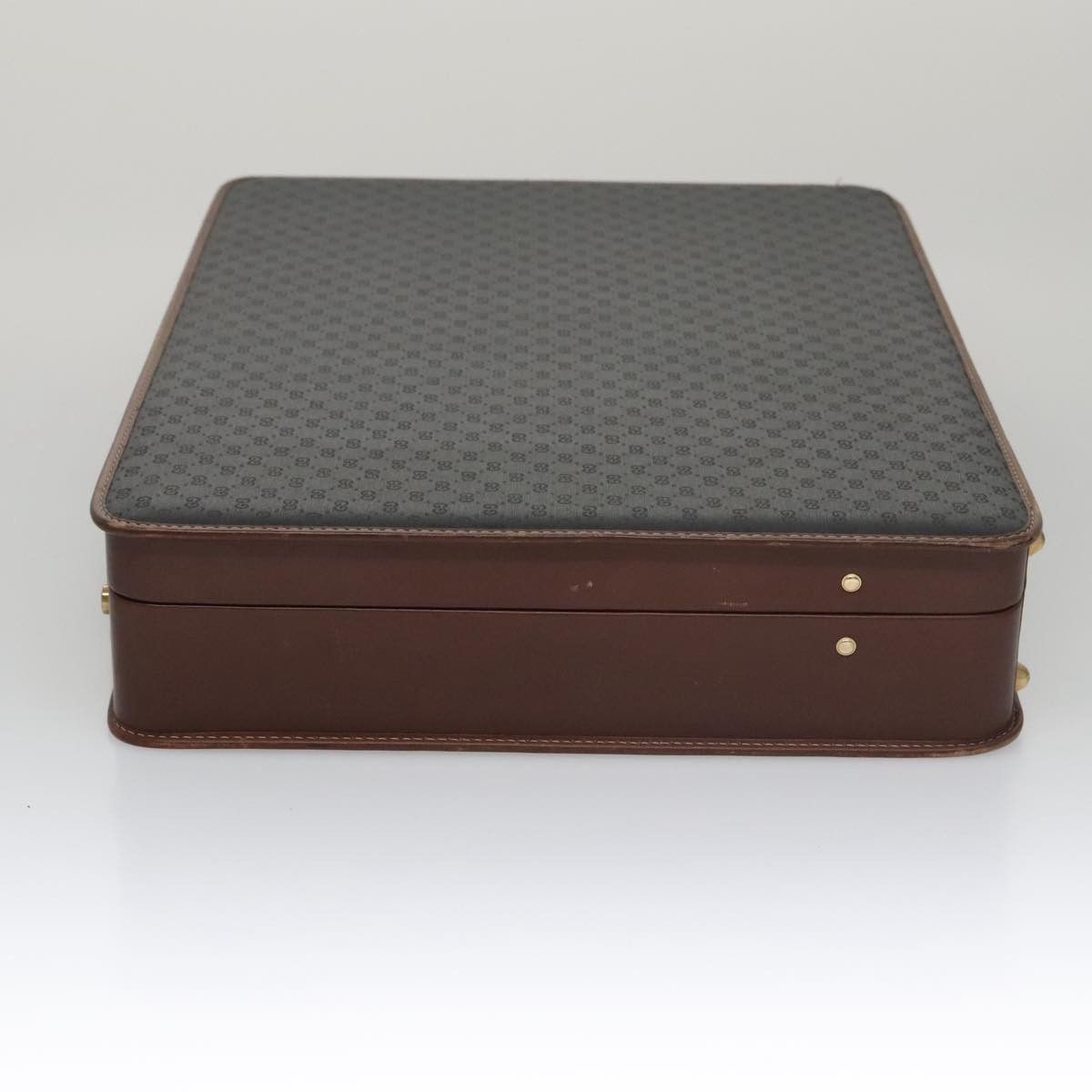 Gucci GUCCI Micro GG Canvas Trunk Black Gold Size ONE SIZE - 4 Thumbnail